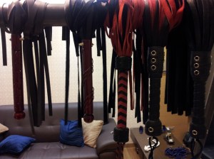 Just some whips lined up for a party