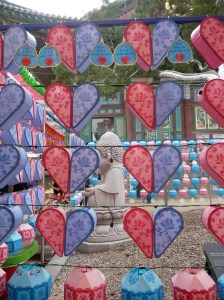Love lanterns in Korea