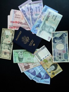 Passport, and money!