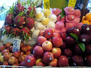 Thai fruit market